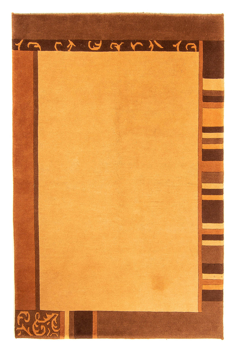 Tapis Népalais - 194 x 142 cm - marron