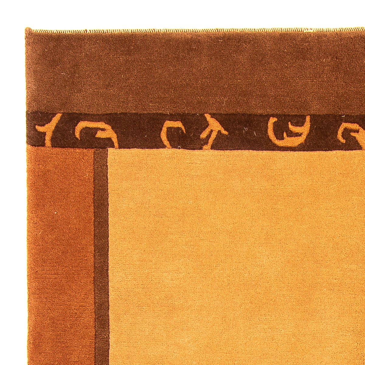 Tapis Népalais - 194 x 142 cm - marron