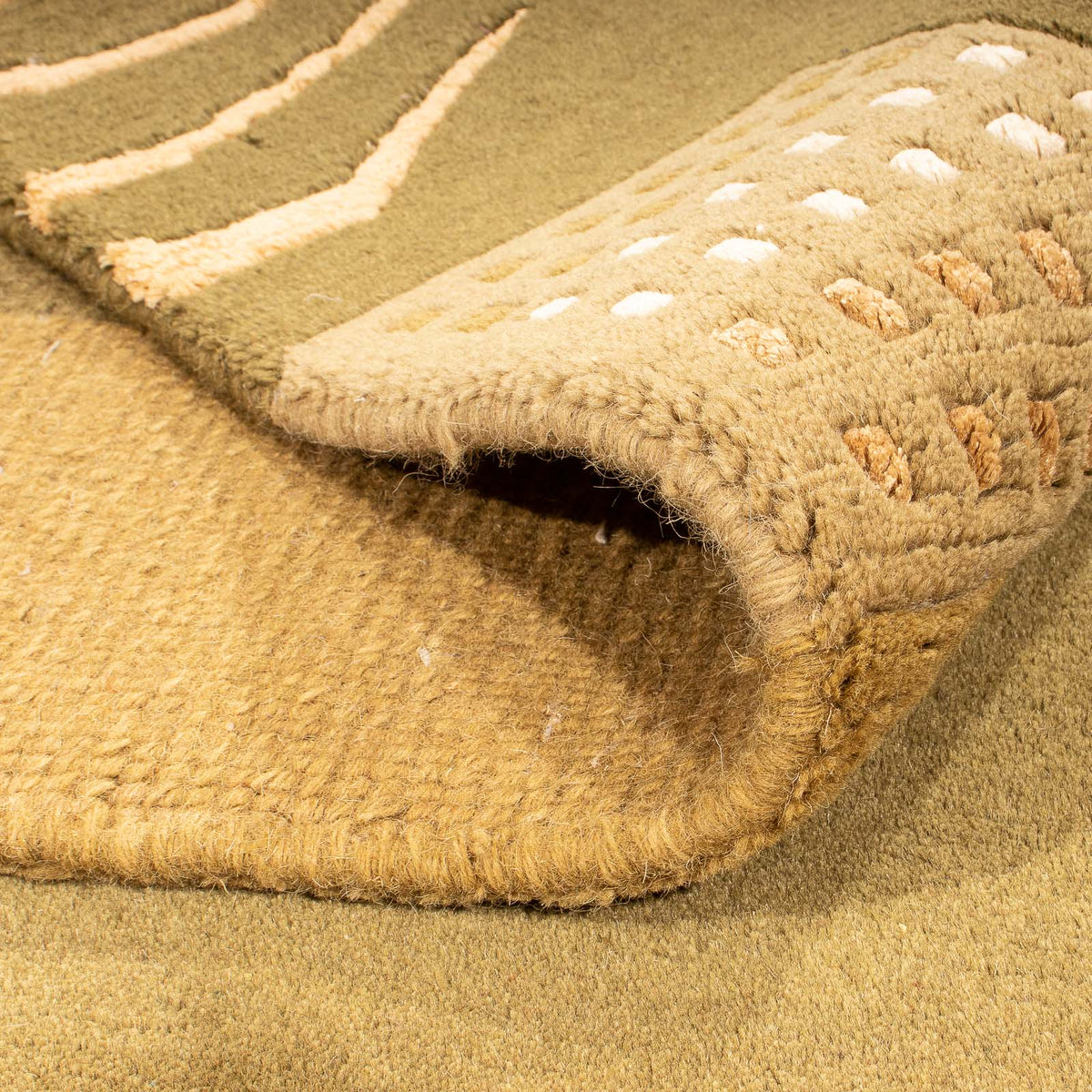 Tapis Népalais - 199 x 145 cm - marron