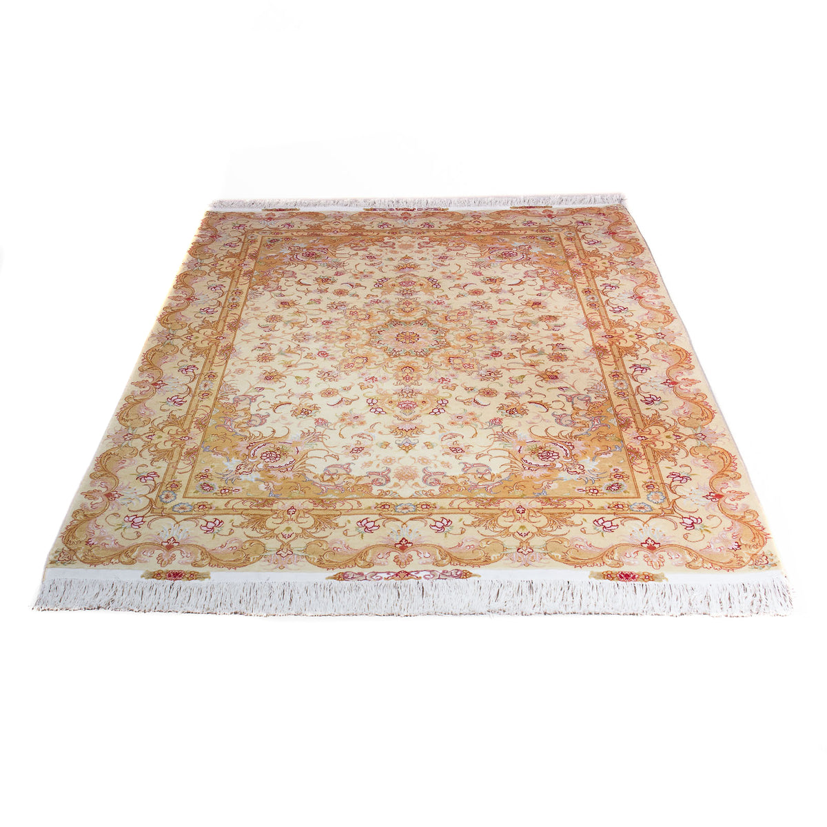 Tapis persan - Tabriz - Premium - 200 x 150 cm - beige