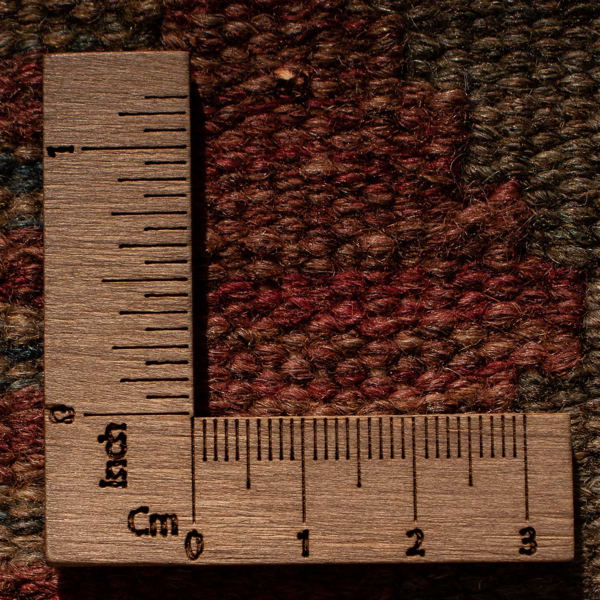 Tapis Kelim - Splash - 125 x 86 cm - marron