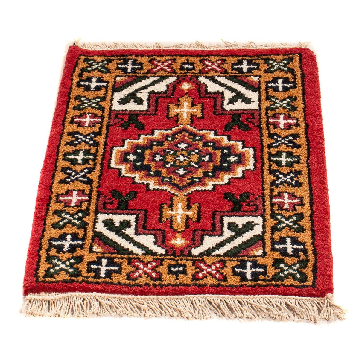 Tapis oriental - 60 x 40 cm - rouge foncé