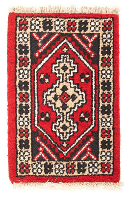 Tapis oriental - 60 x 40 cm - rouge foncé