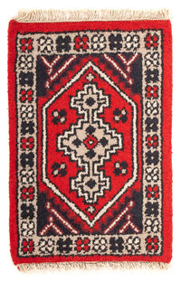 Tapis oriental - 60 x 40 cm - rouge foncé