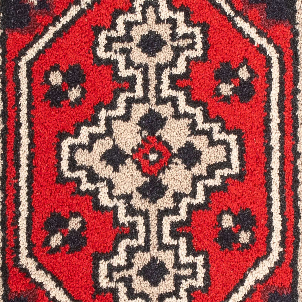 Tapis oriental - 60 x 40 cm - rouge foncé