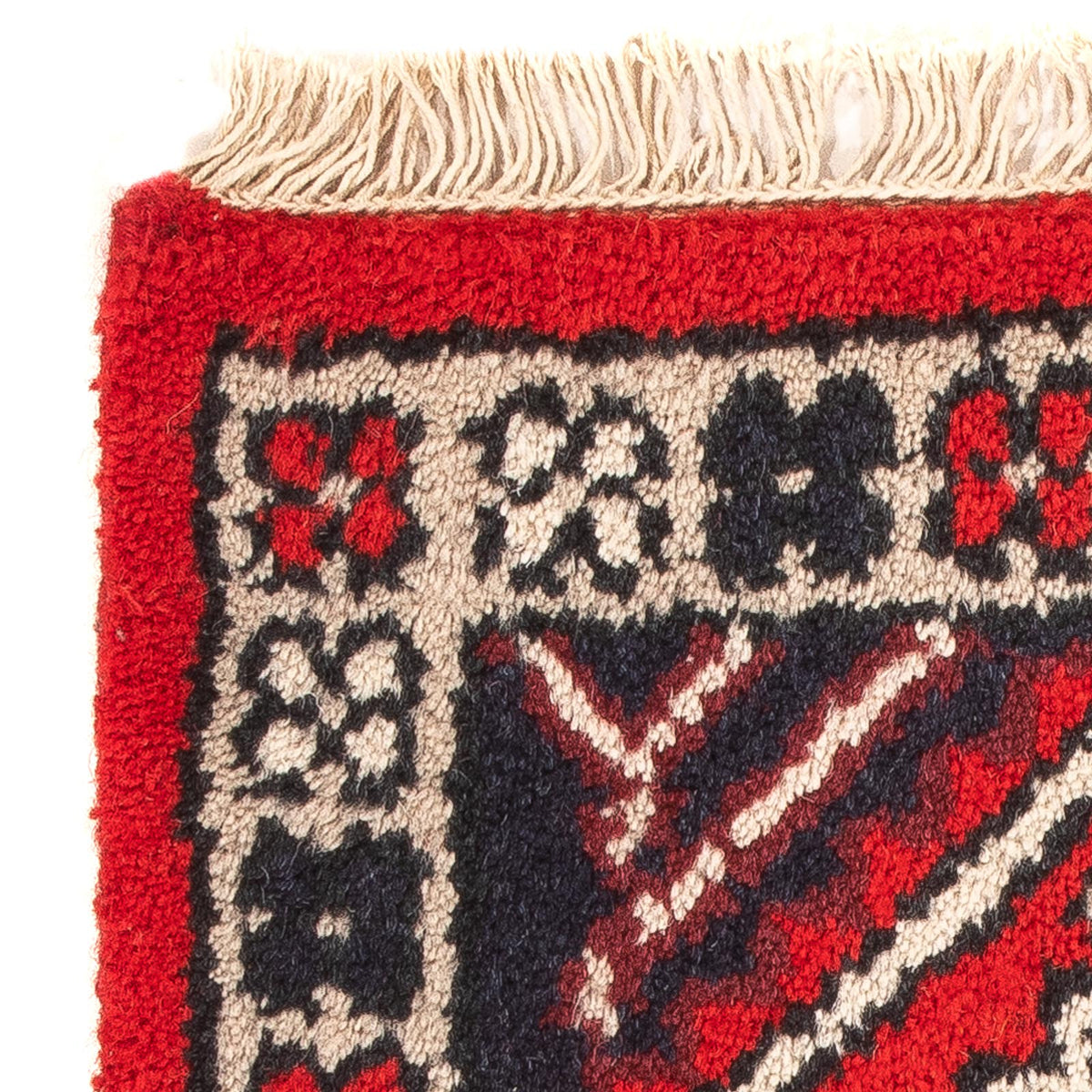 Tapis oriental - 60 x 40 cm - rouge foncé