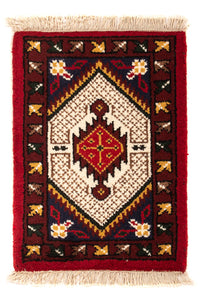 Tapis oriental - 60 x 40 cm - rouge foncé