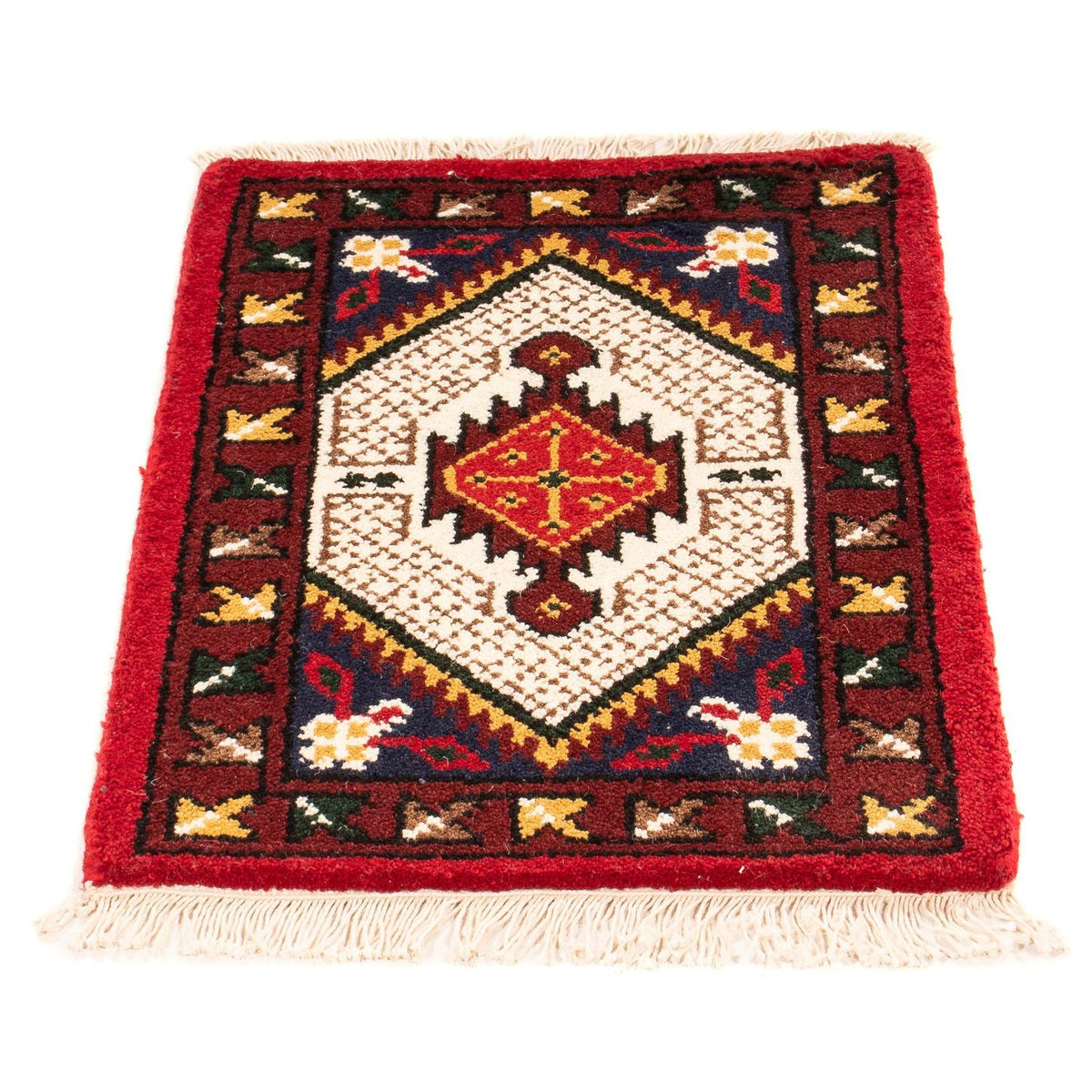 Tapis oriental - 60 x 40 cm - rouge foncé