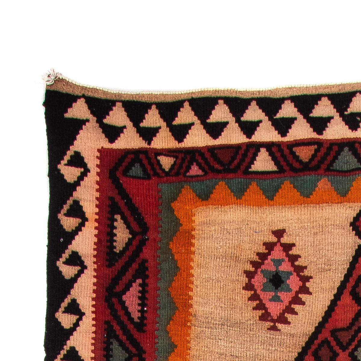 Kilim ancien Tapis 148x390cm