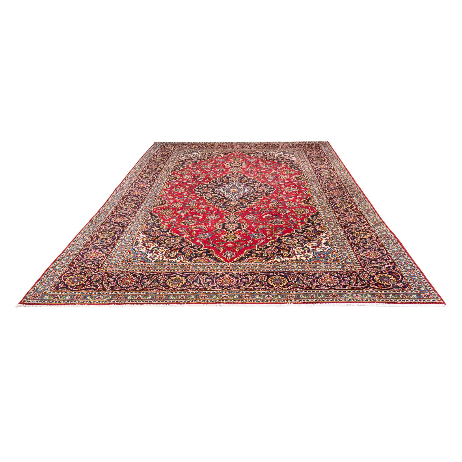 Tapis persan - Keshan - 346 x 243 cm - rouge