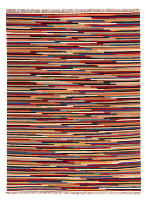 Tapis Kelim - Tendance - 206 x 148 cm - multicolore