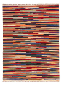 Tapis Kelim - Tendance - 206 x 148 cm - multicolore