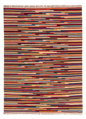 Tapis Kelim - Tendance - 206 x 148 cm - multicolore