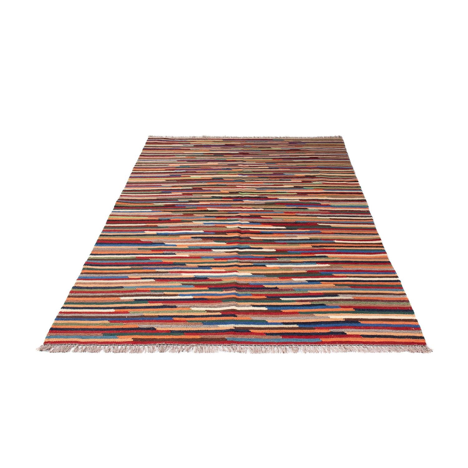 Tapis Kelim - Tendance - 202 x 147 cm - multicolore