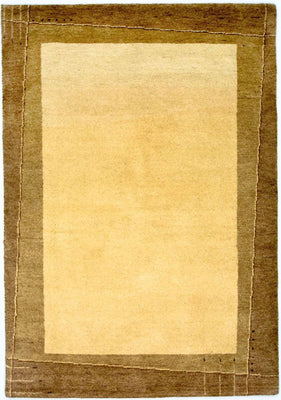 Tapis Gabbeh - Indus - 202 x 142 cm - beige