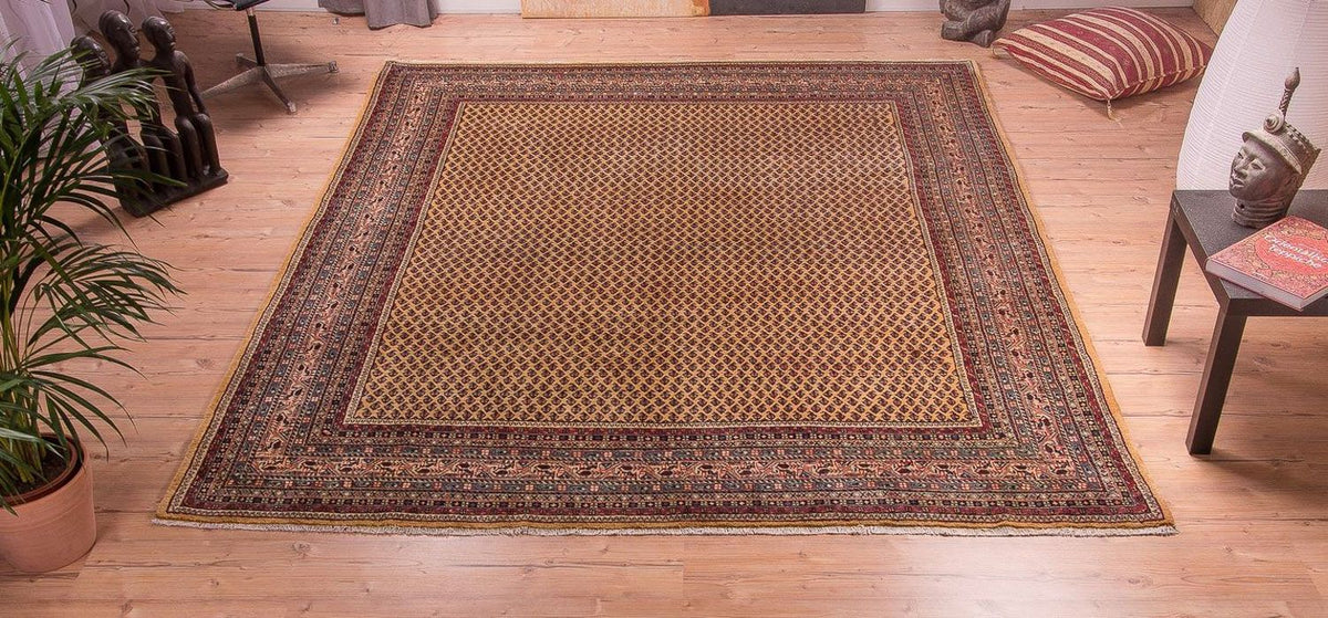 Tapis persan - Nomadic - 288 x 238 cm - beige