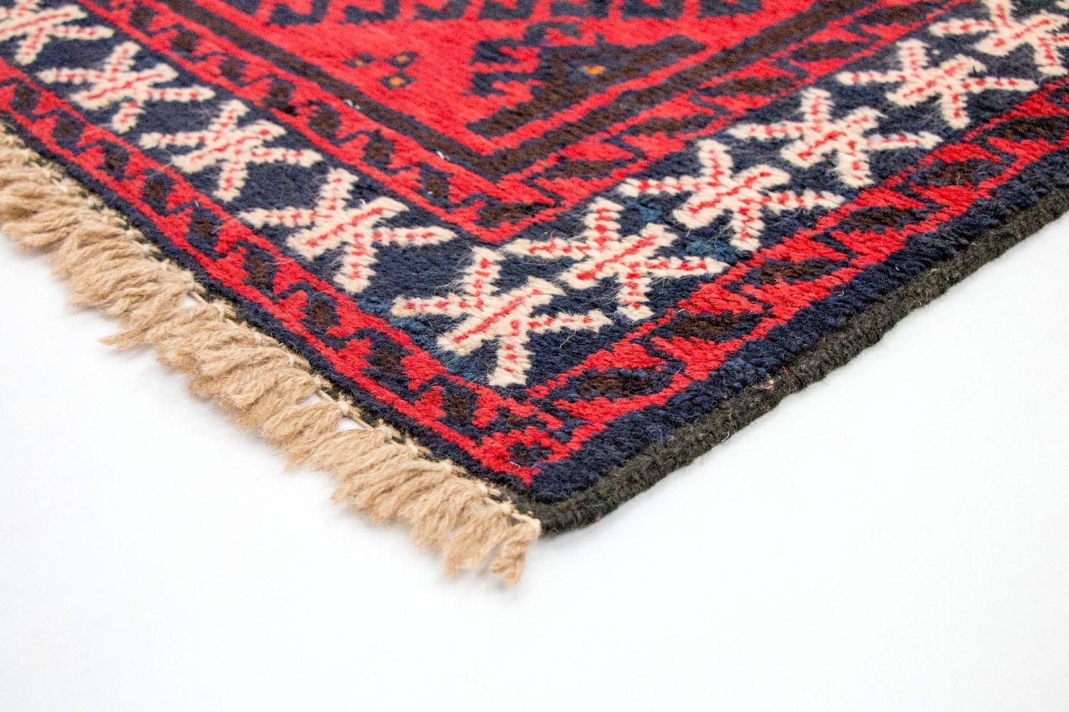 Tapis Belutsch - 136 x 76 cm - rouge