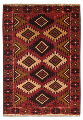 Tapis Belutsch - 118 x 79 cm - rouge