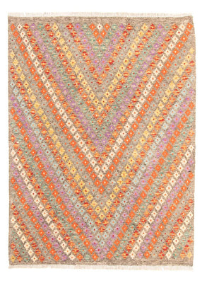 Tapis Kelim - Splash - 200 x 155 cm - multicolore