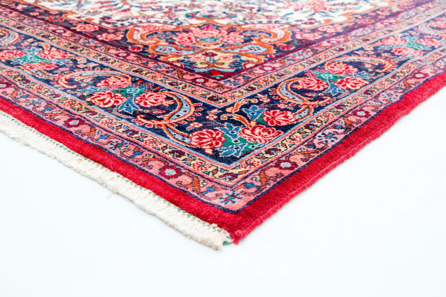 Tapis persan - Ghom - 333 x 213 cm - beige