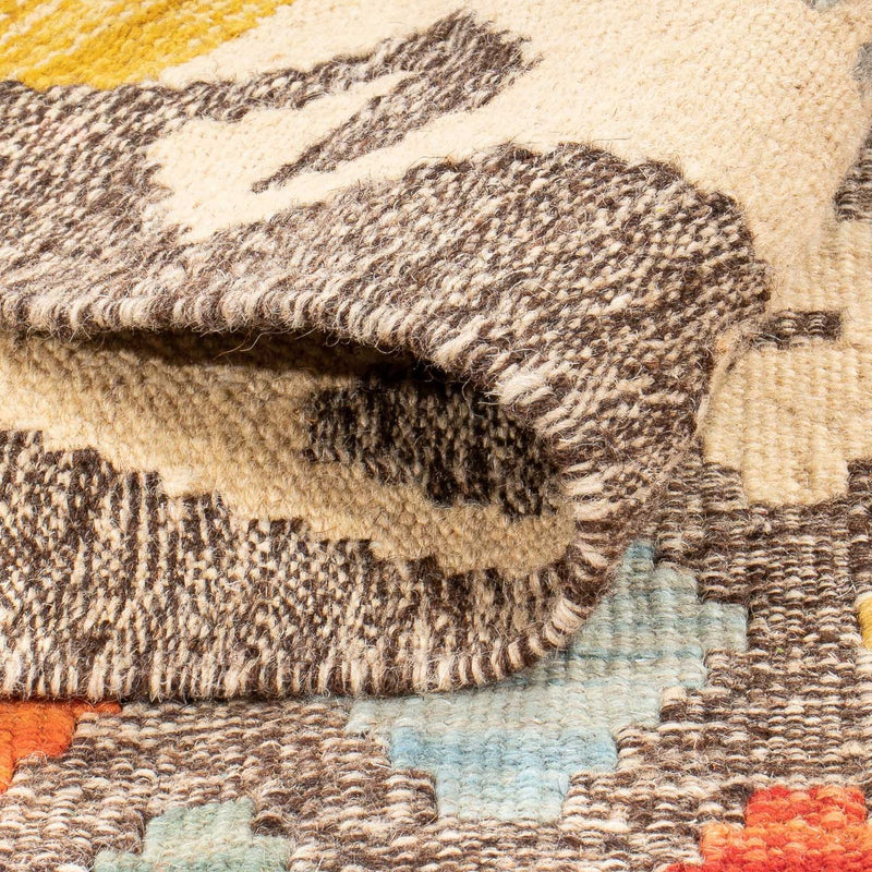 Tapis Kelim - Splash - 189 x 154 cm - multicolore