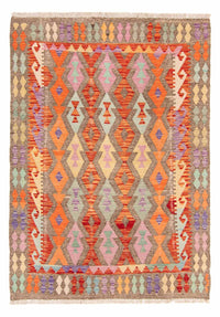 Tapis Kelim - Splash - 207 x 155 cm - multicolore