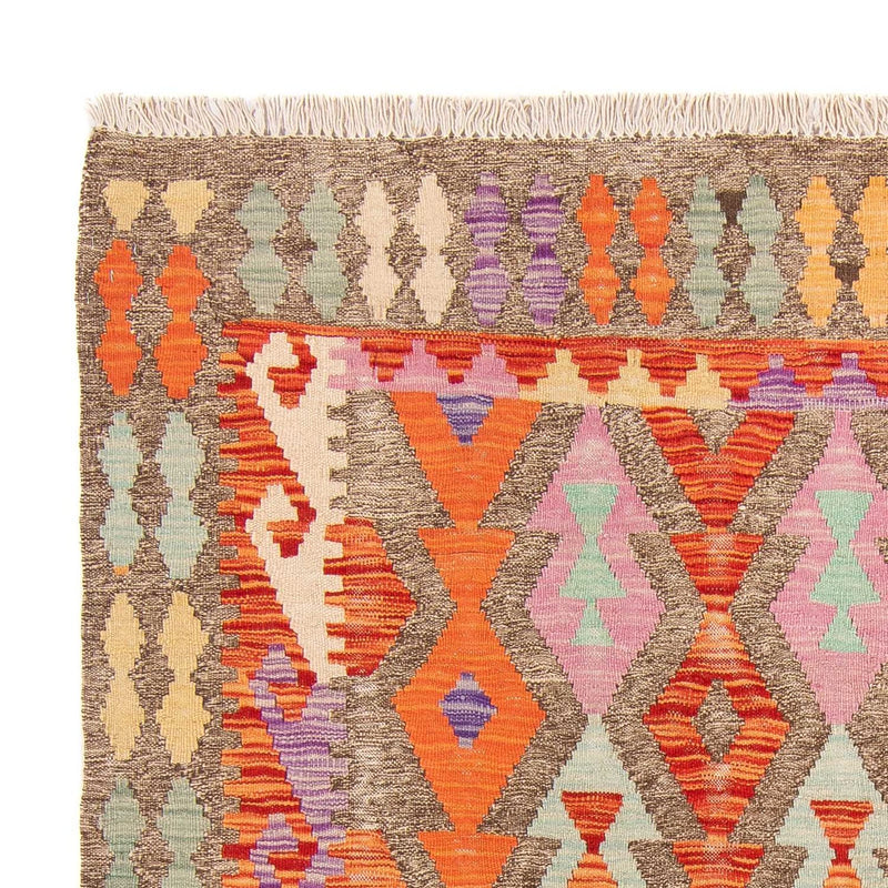 Tapis Kelim - Splash - 207 x 155 cm - multicolore