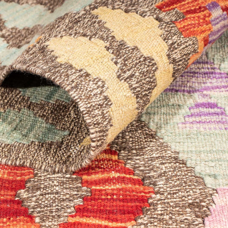 Tapis Kelim - Splash - 207 x 155 cm - multicolore