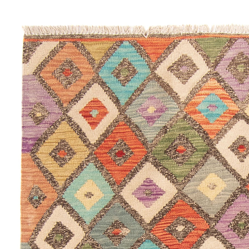 Tapis Kelim - Splash - 195 x 155 cm - multicolore