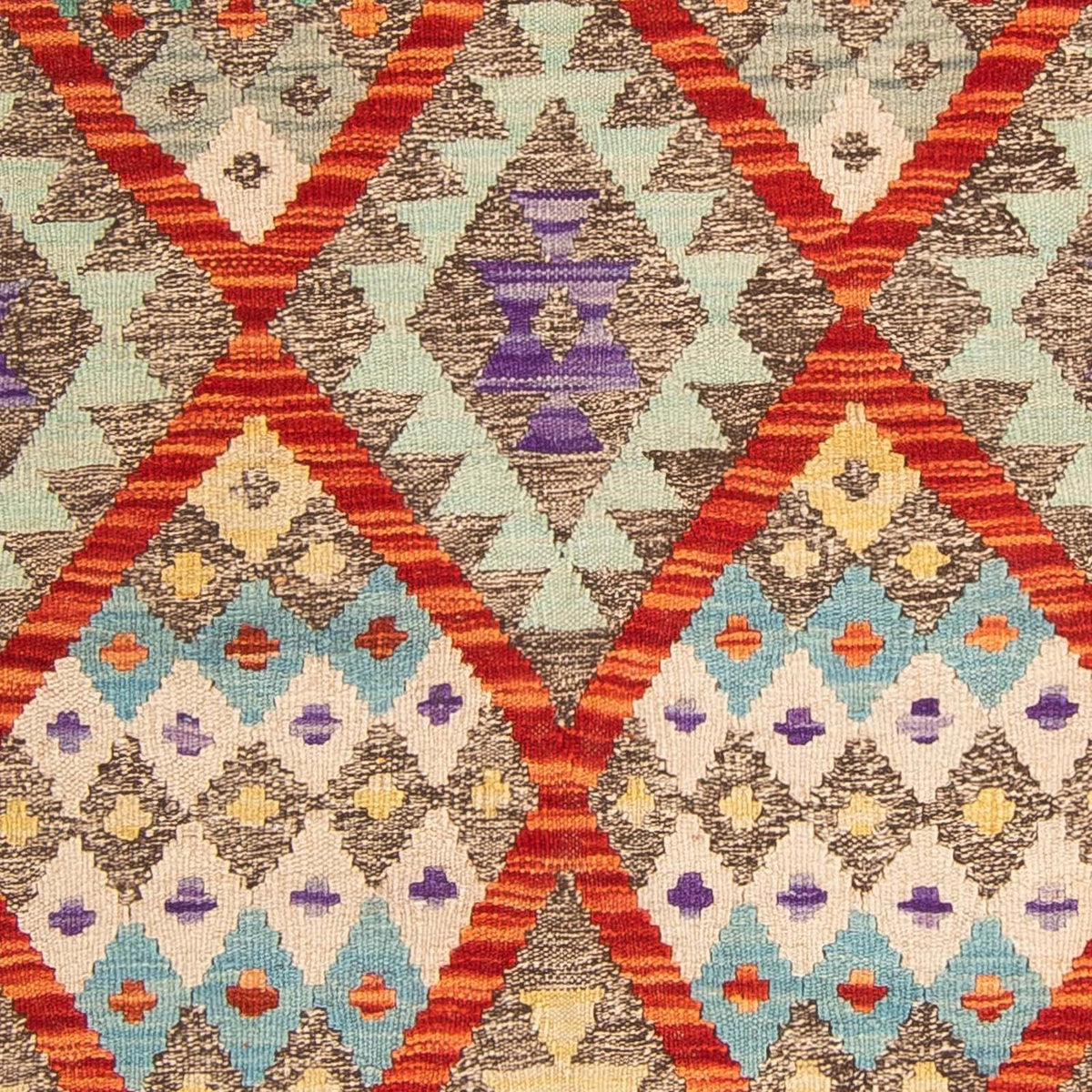 Tapis Kelim - Splash - 156 x 100 cm - multicolore