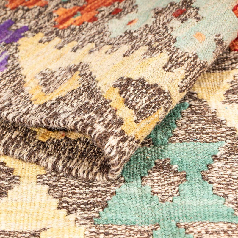 Tapis Kelim - Splash - 156 x 100 cm - multicolore