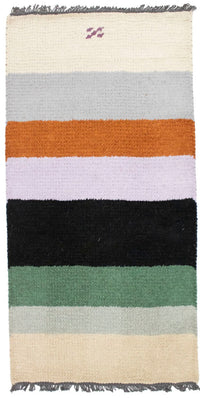 Tapis Népalais - 140 x 70 cm - multicolore