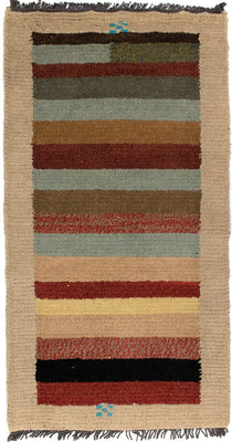 Tapis Népalais - 140 x 70 cm - multicolore