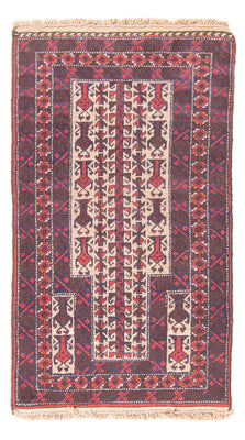 Tapis Belutsch - Tapis de prière - 113 x 62 cm - beige