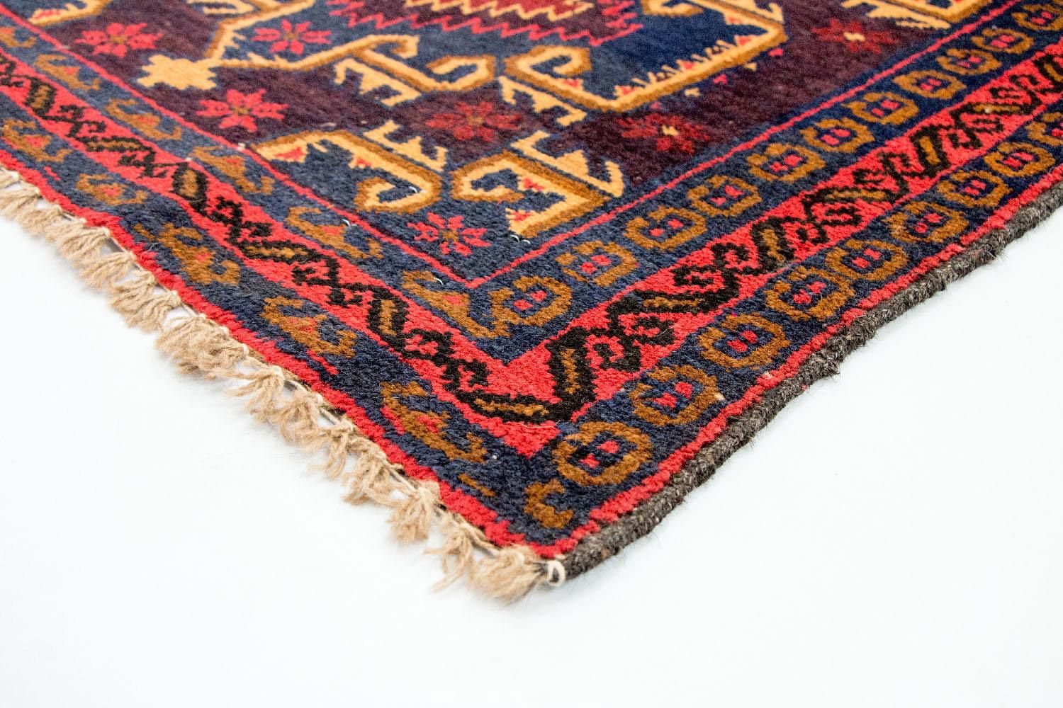 Tapis Belutsch - 129 x 77 cm - multicolore