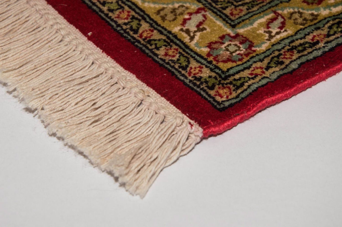 Tapis en soie du Cachemire Tapis 214x150cm - Tapis oriental