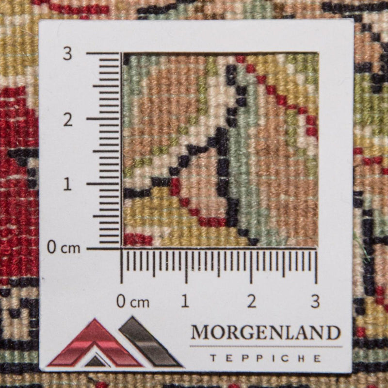 Tapis en soie - Soie du Cachemire - 214 x 150 cm - rouge