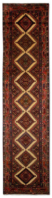 Tapis de couloir Tapis persan - Nomadic - 325 x 78 cm - marron