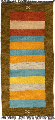 Tapis Népalais - 140 x 70 cm - multicolore