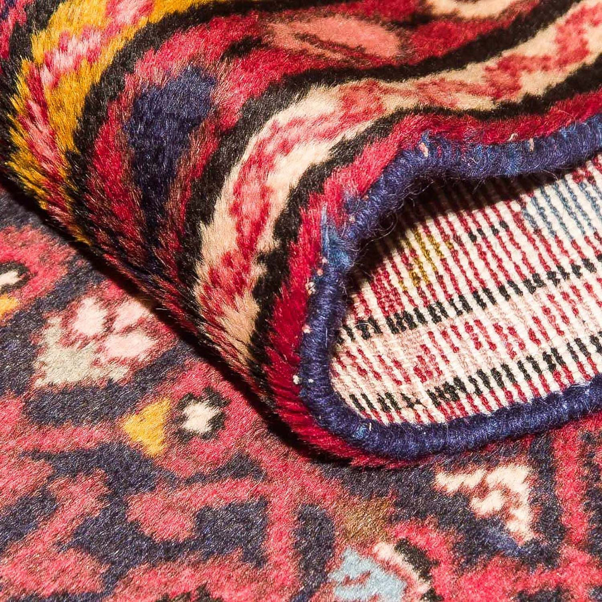 Tapis de couloir Tapis persan - Nomadic - 315 x 65 cm - rouge