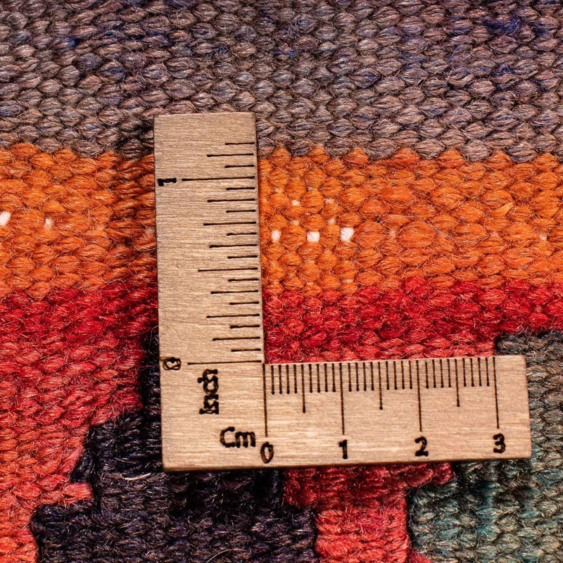 Tapis de couloir Tapis Kelim - Vieux - 350 x 135 cm - multicolore