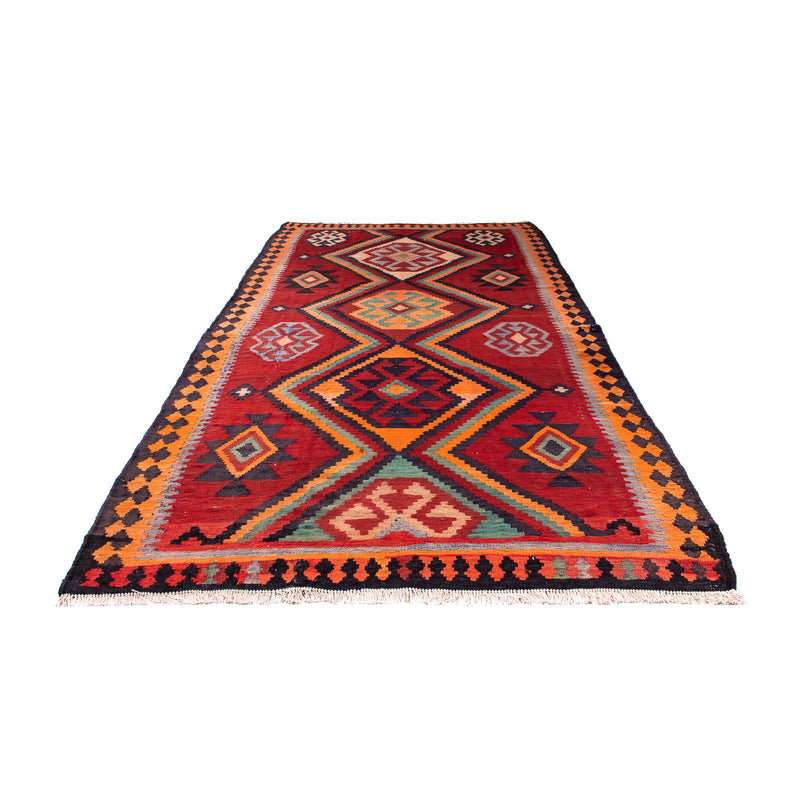 Tapis de couloir Tapis Kelim - Vieux - 350 x 135 cm - multicolore