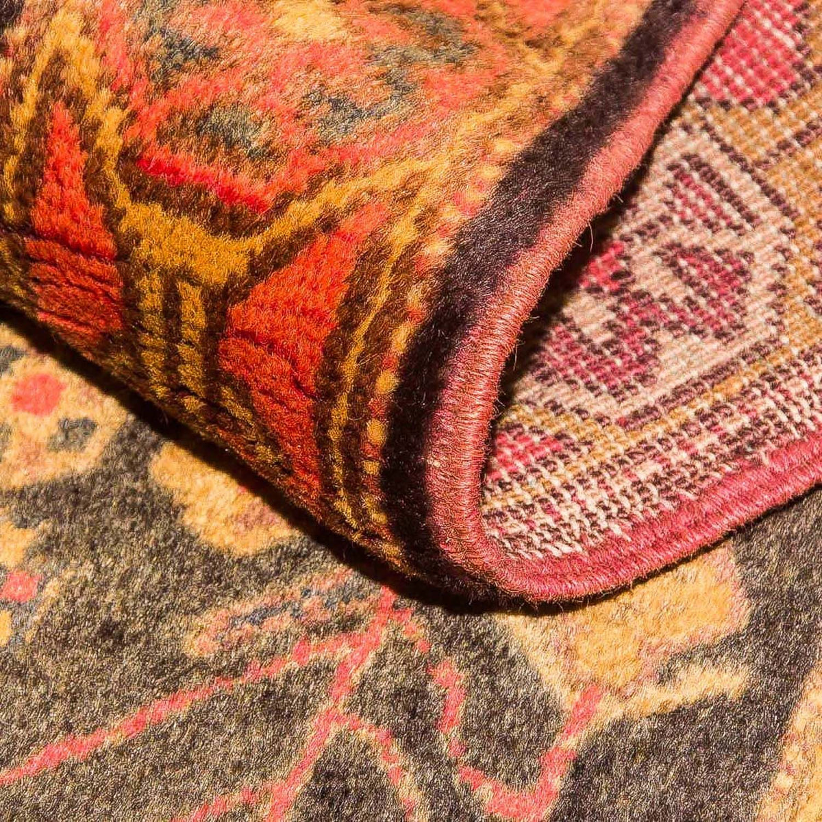 Tapis de couloir Tapis persan - Nomadic - 297 x 77 cm - bleu foncé