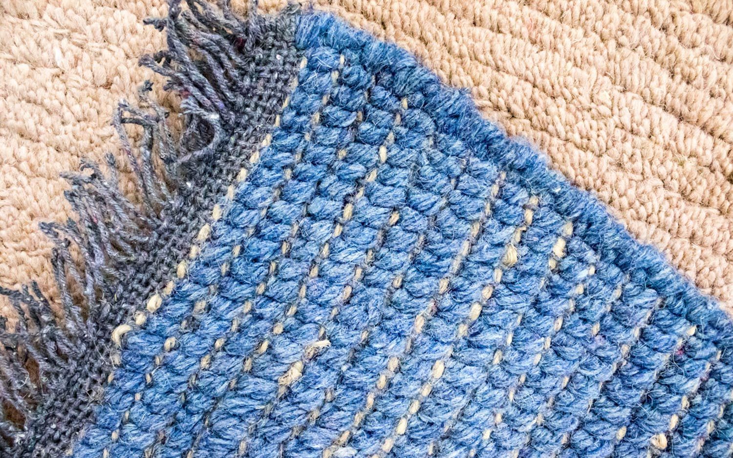 Tapis Népalais - 140 x 70 cm - multicolore