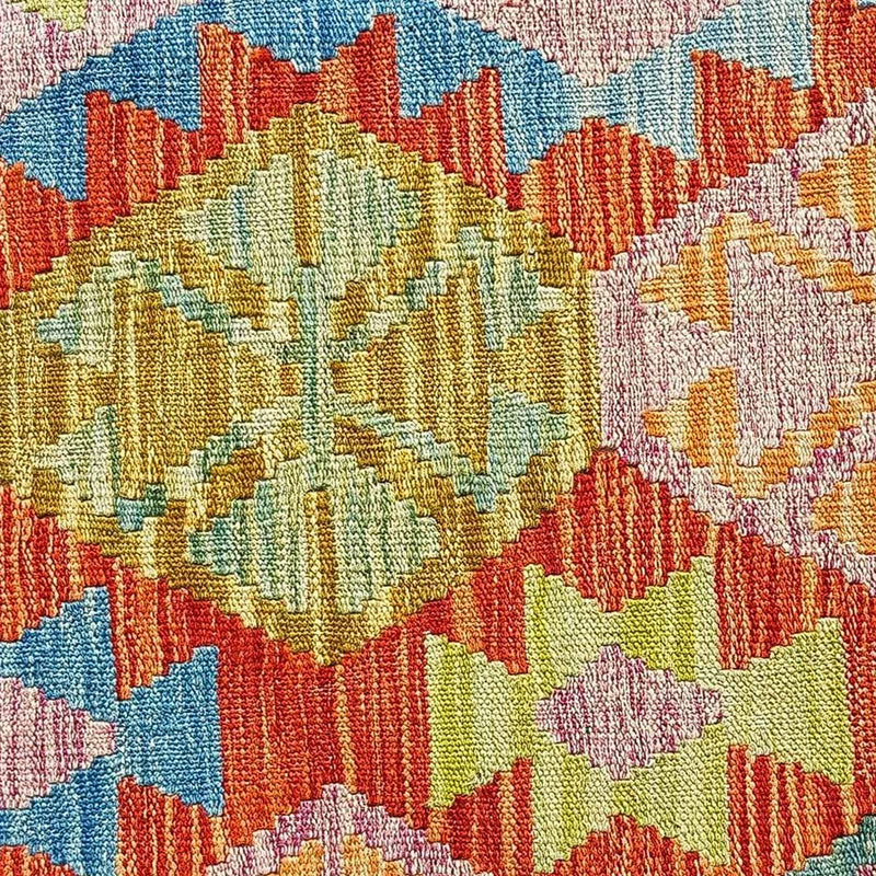 Tapis Kelim - Splash - 300 x 206 cm - multicolore