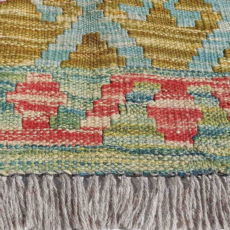 Tapis Kelim - Splash - 300 x 206 cm - multicolore