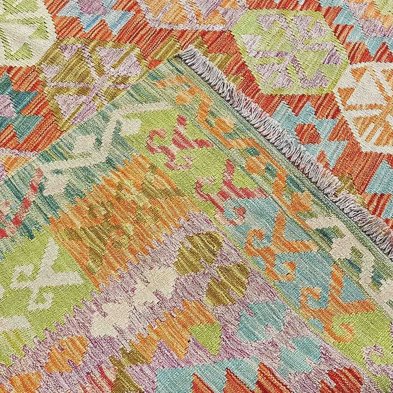 Tapis Kelim - Splash - 300 x 206 cm - multicolore