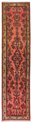 Tapis de couloir Tapis persan - Classique - 316 x 75 cm - rouge