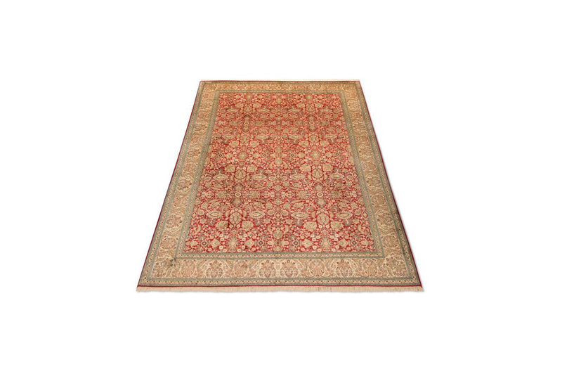 Tapis en soie - Soie du Cachemire - 311 x 211 cm - rouge