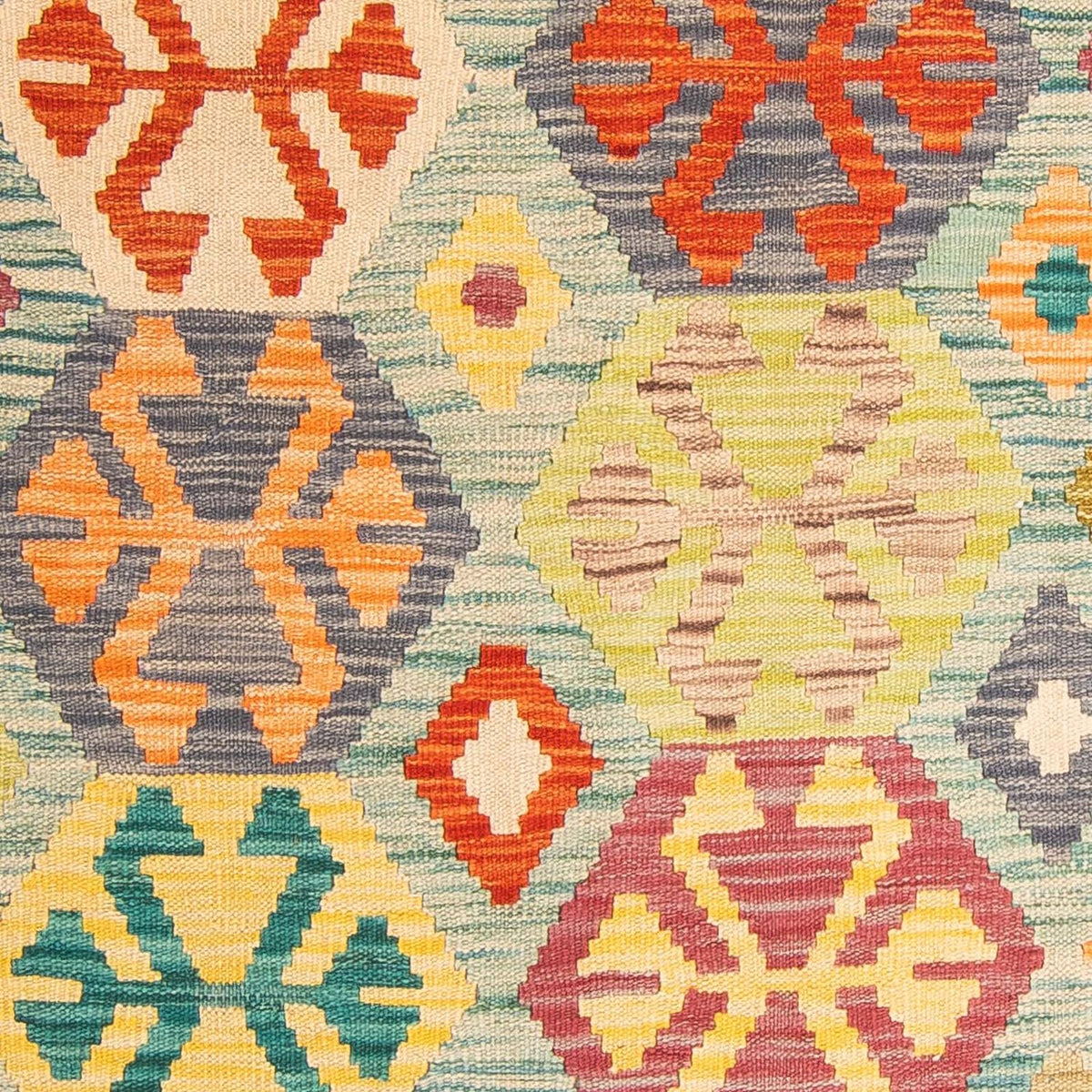 Tapis Kelim - Splash - 154 x 102 cm - multicolore